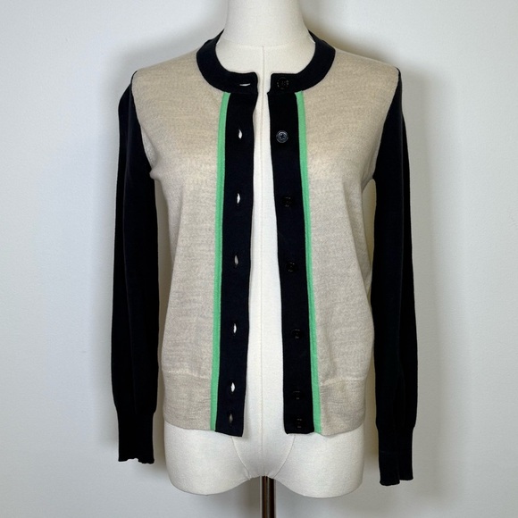 J. Crew Sweaters - J.Crew Cotton Merino Wool Blend Crewneck Cardigan Sweater Women’s Size XXS
